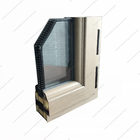 Aluminum Alloy Three Rail Translation Window Sound Insulation Anti Theft Profile with Thermal Break Strip