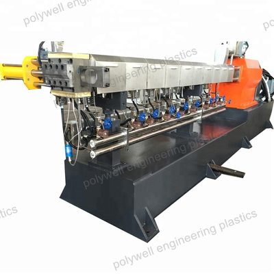 Parallel Twin-Screw Plastic Extruding PA66 Granules Making Machine Polyamide Granules Extruder